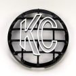 KC HiLiTES 6in. Round ABS Stone Guard for SlimLite Daylighter Lights (Single) - Black White KC Logo For Discount