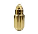 NRG 500 Series M12 X 1.5 Bullet Shape Steel Lug Nut Set - 21 Pc w Lock Key - Chrome Gold Online Sale