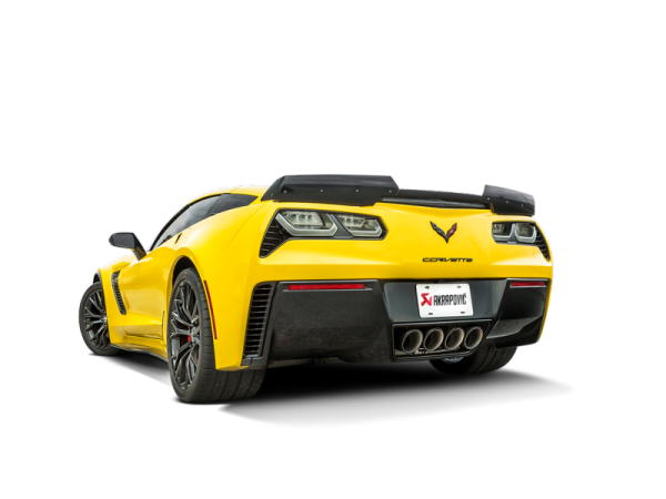 Akrapovic 14-17 Chevrolet Corvette Z06 (C7) Slip-On Line (Titanium) w  Carbon Tips Online Sale