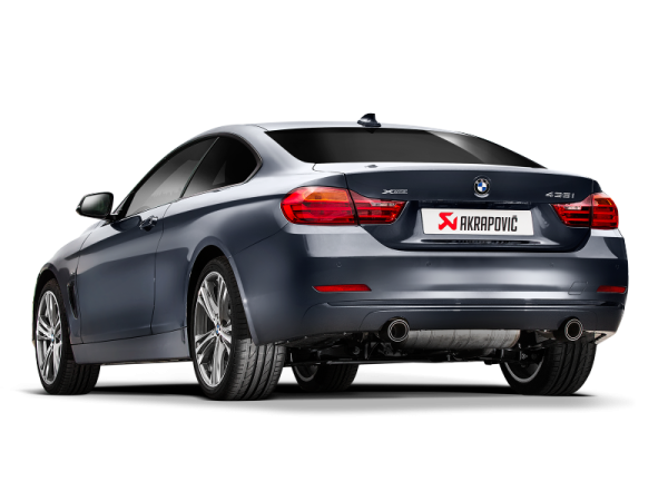 Akrapovic 12-15 BMW 335i (F30 F31) Evolution Line Cat Back (SS) w  Carbon Tips (Req. Link Pipe) on Sale