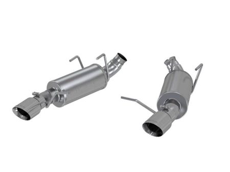 MBRP 11-14 Ford Mustang V6 3in. Dual Muffler Axle Back Split Rear T409 Exhaust System Discount