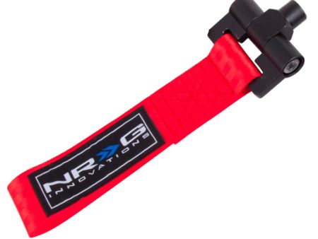 NRG Bolt-In Tow Strap Red - Scion Fr-S 2012+   Subaru BRZ 2012+ (5000lb. Limit) Sale