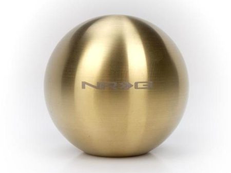 NRG Chrome Gold Titanium Round Shifter Heavy Weight Online Sale