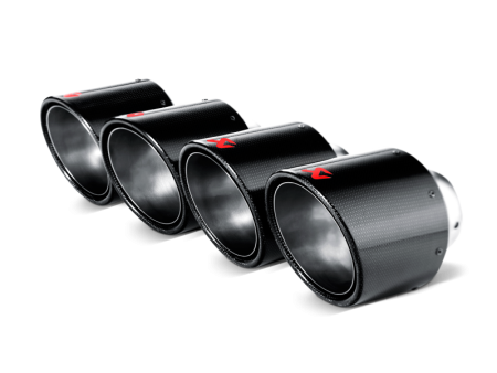 Akrapovic 06-13 Chevrolet Corvette ZO6 ZR1 (C6) Tail Pipe Set (Carbon 115 mm) For Discount