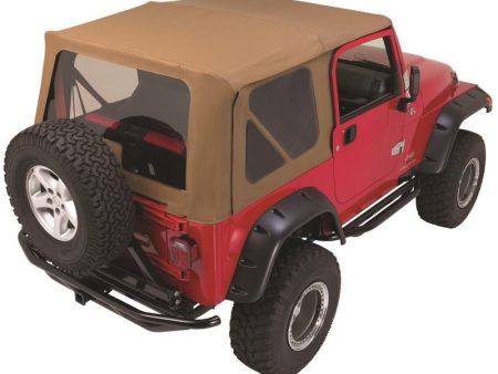 Rampage 1997-2006 Jeep Wrangler(TJ) Complete Top - Spice Denim Online now