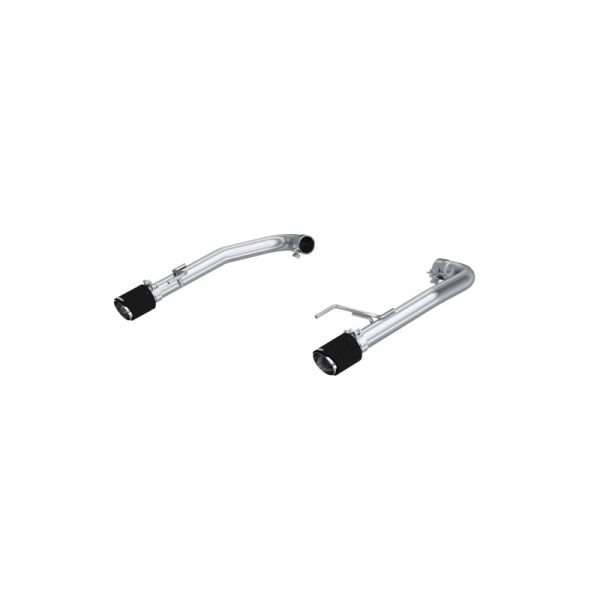 MBRP 15-17 Ford Mustang GT 5.0L T304 Stainless Steel 2.5in Axle-Back with Carbon Fiber Tips Online Sale