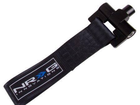 NRG Bolt-In Tow Strap Black - Nissan 370Z 08+   Infiniti G37 08+ (5000lb. Limit) Sale