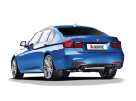 Akrapovic 12-15 BMW 335i (F30 F31) Evolution Line Cat Back (SS) w  Carbon Tips (Req. Link Pipe) on Sale