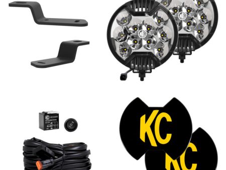 KC HiLiTES 21+ Ford Bronco SlimLite LED 2-Light System Ditch Light Kit Cheap