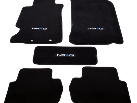 NRG Floor Mats - 02-06 Acura RSX (NRG Logo) - 5pc. on Sale