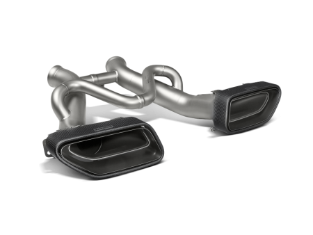 Akrapovic 14-17 McLaren 650S 650S Spyder Slip-On Line (Titanium) w  Carbon Tips on Sale