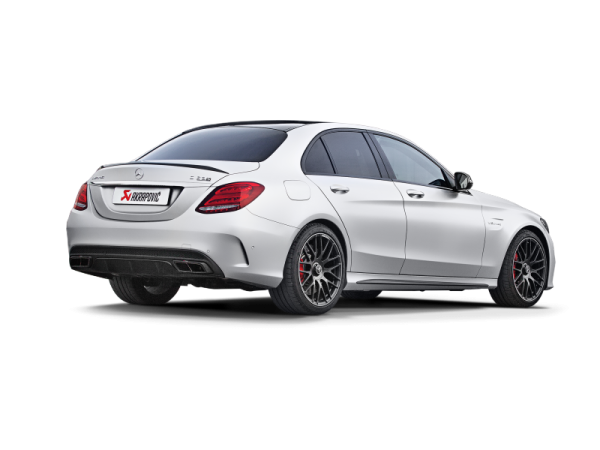 Akrapovic 15-17 AMG C63 Estate Evolution Line Cat Back (Titanium) w  Carbon Tips (Req. Link Pipe) Cheap