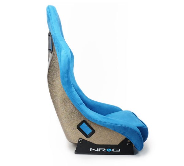 NRG FRP Bucket Seat ULTRA Edition - Medium (Blue Alcantara Pearlized Back) Online Sale