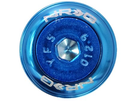 NRG Fender Washer Kit w Color Matched M8 Bolt Rivets For Plastic (Blue) - Set of 8 Online now