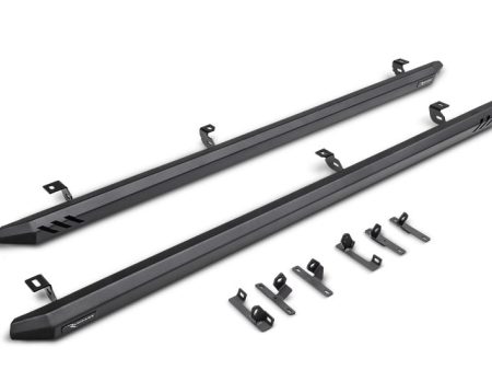 Rampage 2020+ Jeep Gladiator (JT) Rock Rail Nerf Bar - Black Online Hot Sale