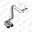 MBRP 11-15 Chevy GMC 2500 3500 4in Filter Back Dual Outlet Single Side Alum Exhaust System Supply