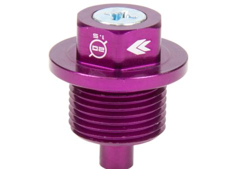 NRG Magnetic Oil Drain Plug M20X1.5 Subaru - Purple For Sale