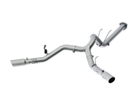 MBRP 17-19 Ford F-250 350 450 6.7L 4in Filter Back Cool Duals T409 Exhaust System For Discount