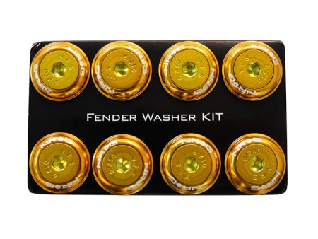 NRG Fender Washer Kit w Color Matched M8 Bolt Rivets For Plastic (Rose Gold) - Set of 8 Discount