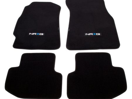 NRG Floor Mats - 94-01 Acura Integra (NRG Logo) - 4pc. Hot on Sale