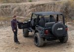 Rampage 1997-2006 Jeep Wrangler(TJ) 2-Door Tube Doors With Netting - Black Sale