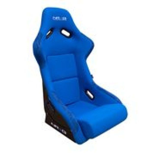 NRG FRP Bucket Seat (Blue Cloth) - Large Supply