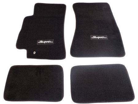 NRG Floor Mats - 96-02 Toyota Supra (Supra Logo) - 4pc. Supply