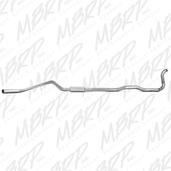 MBRP 88-93 Dodge 2500 3500 Cummins 5.9L 4WD ONLY Turbo Back Single Side Exit P Series Exhaust Online Sale