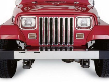 Rampage 1987-1995 Jeep Wrangler(YJ) Grille Inserts - Chrome For Cheap