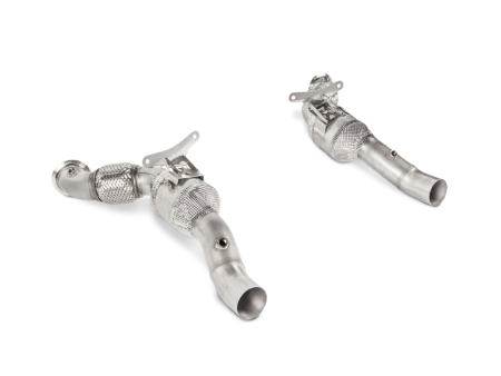 Akrapovic 16-17 Ferrari 488 GTB 488 Spyder Link Pipe Set w  Cat (SS) For Discount