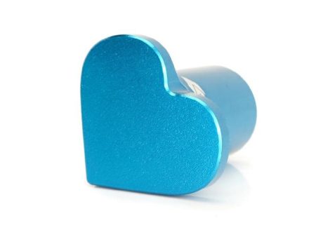 NRG Heart Shape Drift Button Nissan S13 S14 S15 - Blue Hot on Sale