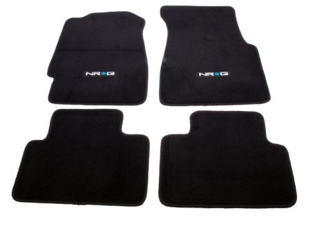 NRG Floor Mats - 92-95 Honda Civic 2DR (NRG Logo) - 4pc. Discount