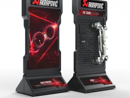 Akrapovic Car Graphics Set for Large POS Stand Online now