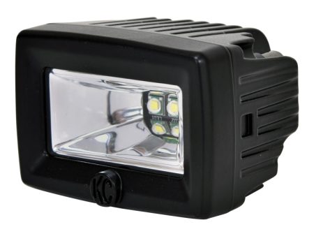 KC HiLiTES C-Series 2in. C2 LED Light 20w Area Flood Beam (Single) - Black Sale