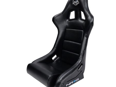 NRG FRP Bucket Seat w  Water Resistant Vinyl Material- Medium Fashion