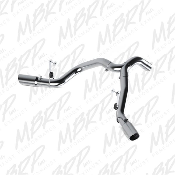 MBRP 13-15 Dodge 25 3500 Cummins 6.7L(Excl. CC SB)4in Filter Back Cool Duals AL(Leaf Spring) Sale