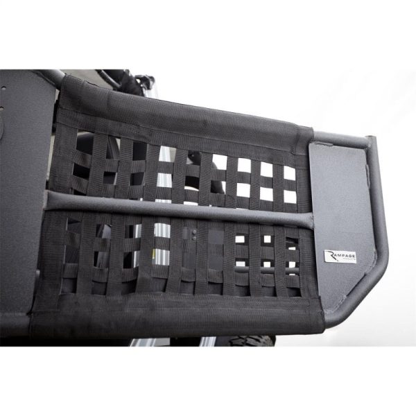 Rampage 1997-2006 Jeep Wrangler(TJ) 2-Door Tube Doors With Netting - Black Sale