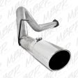 MBRP 11-14 Ford 6.7L F-250 350 450 4in Filter Back Single Side Exit Alum and Down Pipe Exhaust For Sale