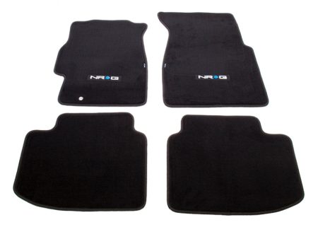 NRG Floor Mats - 96-00 Honda Civic 2DR &3DR (NRG Logo) - 4pc. Fashion