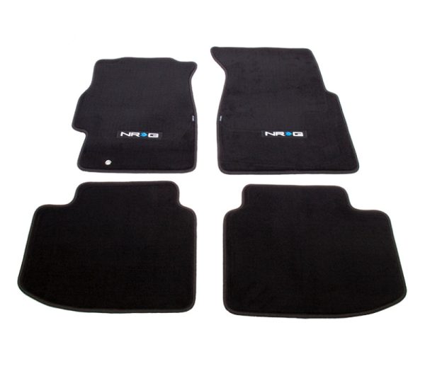 NRG Floor Mats - 96-00 Honda Civic 2DR &3DR (NRG Logo) - 4pc. Fashion