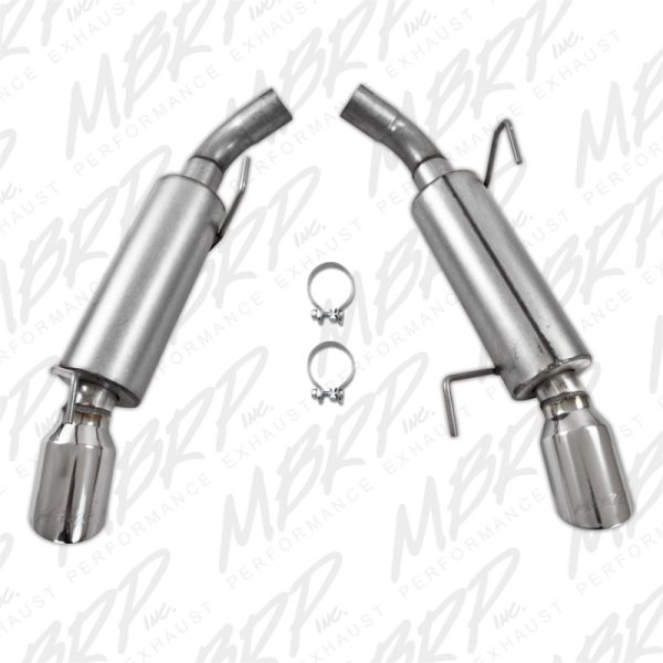 MBRP 05-10 Ford Mustang GT 5.0 Shelby GT500 Dual Mufflers Axle Back Split Rear AL Online now