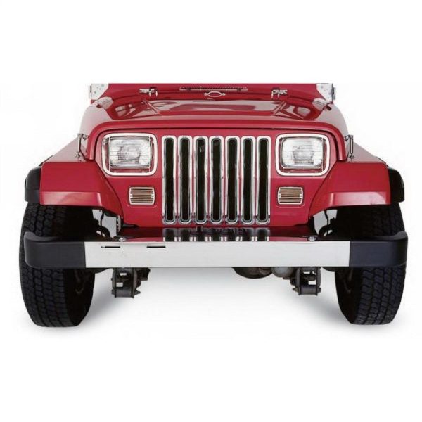 Rampage 1997-2006 Jeep Wrangler(TJ) Grille Inserts - Chrome For Discount