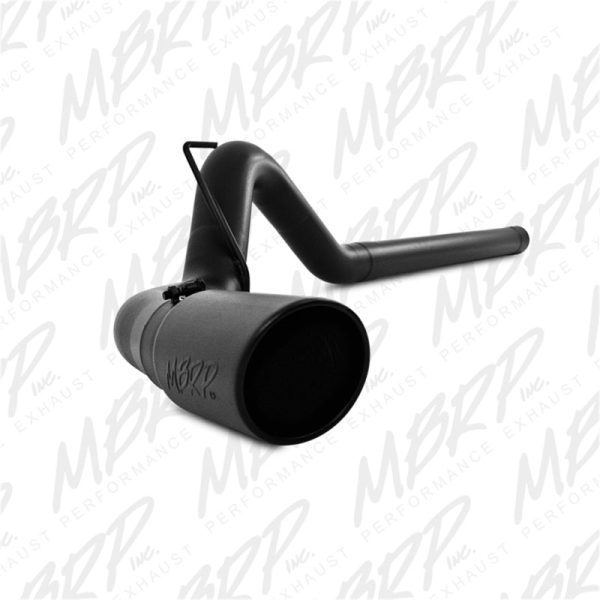 MBRP 10-12 Dodge 2500 3500 Cummins 6.7L Filter Back Single Side Black Coated Exhaust System Supply