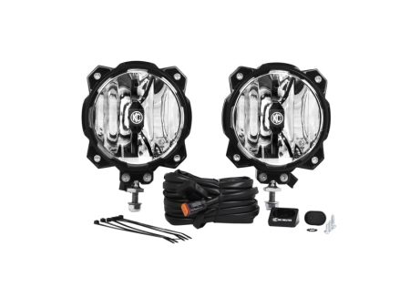 KC HiLiTES 6in. Pro6 Gravity LED Light 20w Single Mount SAE ECE Driving Beam (Pair Pack System) Fashion