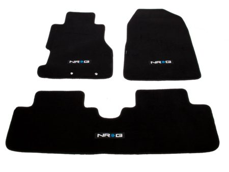 NRG Floor Mats - 02-03 Honda Civic Si 3DR Coupe (NRG Logo) - 3pc. Cheap