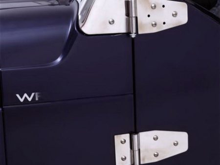 Rampage 1987-1995 Jeep Wrangler(YJ) Door Hinges - Stainless Online now