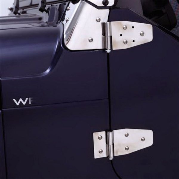 Rampage 1987-1995 Jeep Wrangler(YJ) Door Hinges - Stainless Online now