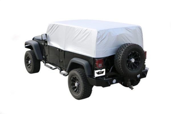 Rampage 2007-2018 Jeep Wrangler(JK) Unlimited Cab Cover Multiguard - Silver Cheap