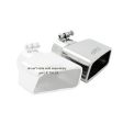 MBRP Universal Tip 4.50in x 2.75in ID Rectangle Angled Cut 3in OD Inlet 7in Lgth T304 Passenger Side Online Hot Sale