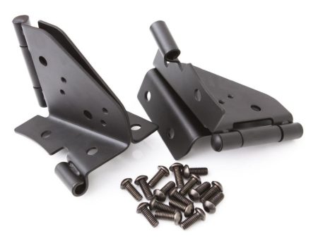 Rampage 1978-1983 Jeep CJ5 Windshield Hinge - Black For Sale